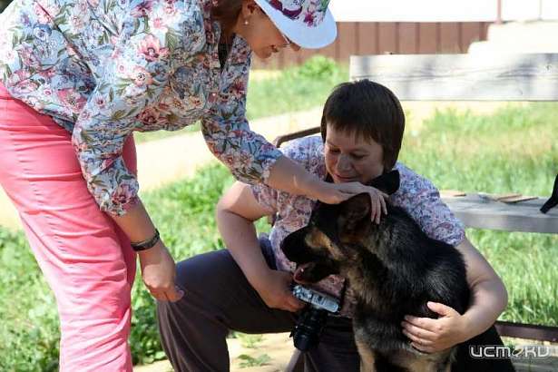 Орловские блогеры посетили кинологическую службу