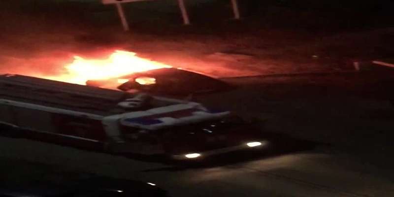 Видео: взрыв автомобиля в Орле на улице Маринчинко