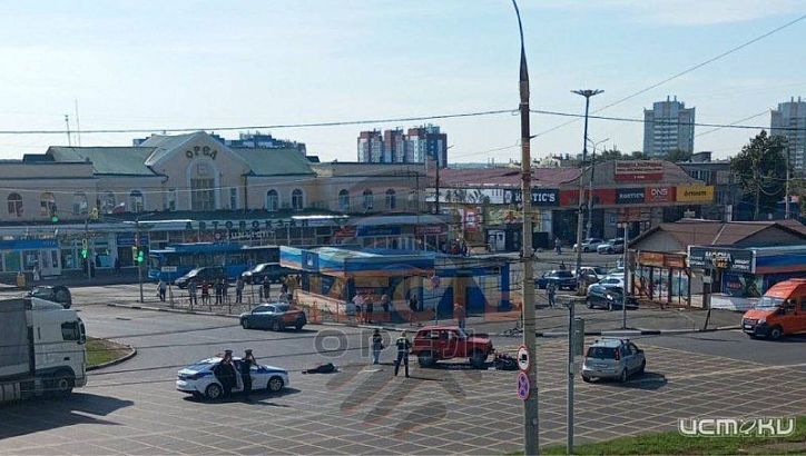 Опасный сложный перекресток. На автовокзале сегодня произошло ДТП