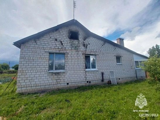 Вчера в Покровском районе горел жилой дом