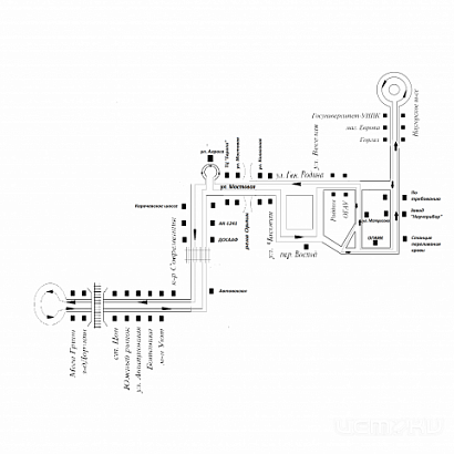 СХЕМА маршрута № 19