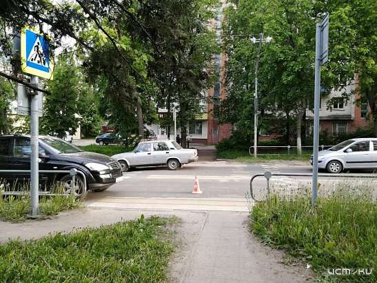 В Орле «SsangYong» наехал на женщину на пешеходном переходе