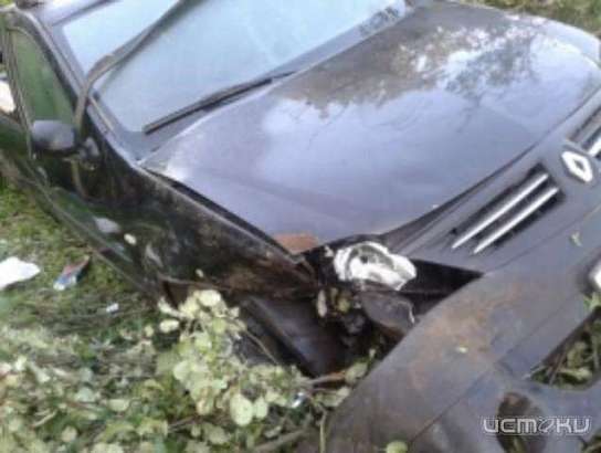Сегодня утром, в результате съезда в кювет, погиб водитель
