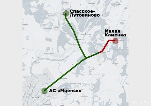 Схему маршрута № 140 «Мценск – Спасское-Лутовиново» могут изменить по просьбам пассажиров