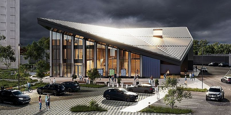 Появились картинки как будет выглядеть молодежный клуб "Полет".