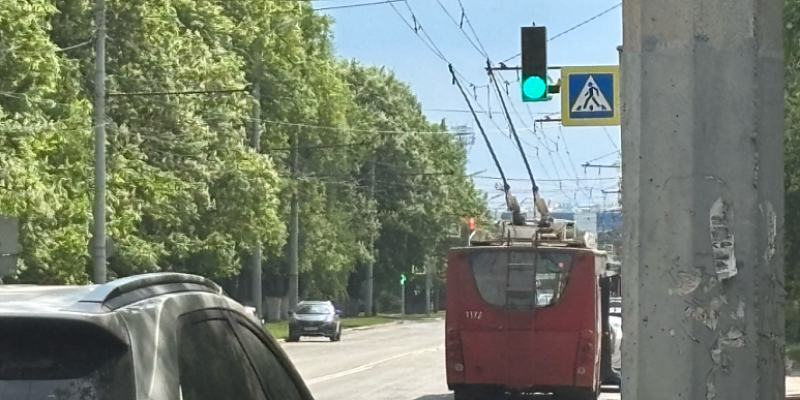 В Советском районе Орла троллейбусам временно поменяли маршруты