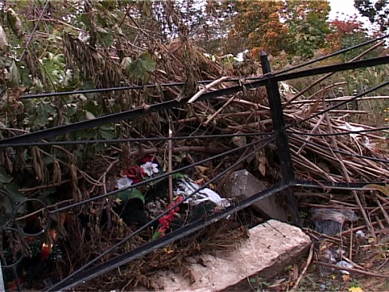 С кладбищ стали разгребать мусор или насколько продолжителен этот эффект 