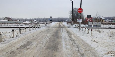 Движение автомобилей на переезде в Орловской области будет ограничено 22 января на время ремонта