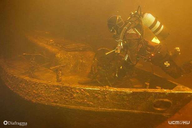 На Валааме орловские дайверы нашли затонувший корабль «Святая Елена»