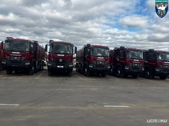 Орловская «Дорожная служба» закупила пять новых КамАЗов