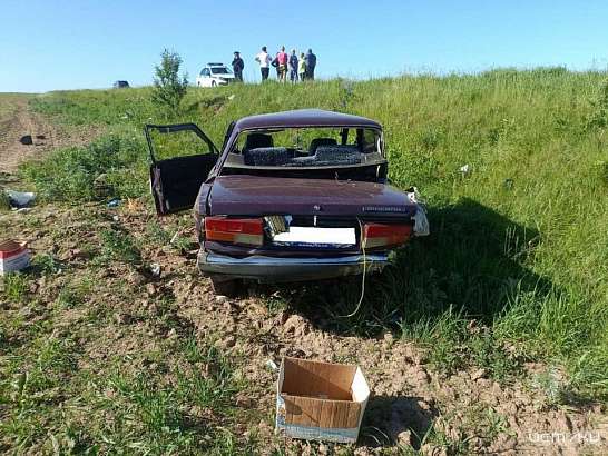 На Орловщине «семерка» опрокинулась в кювет. Водитель в больнице