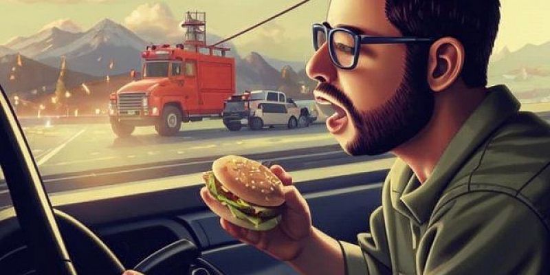 Поел шаурму или выпил кофе за рулем -можно получить штраф