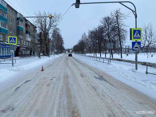 Во Мценске водитель сбил пешехода и скрылся с места аварии