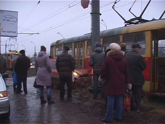 Авария с участие трамвая