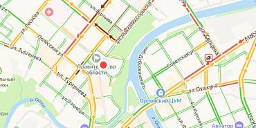 Утро понедельника началось для орловчан с пробок 