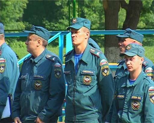 Соревнования среди спасателей