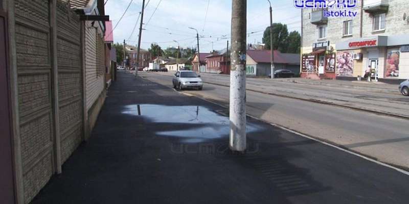 Вопреки обещаниям чиновников ул. Старо-Московскую в Орле так и не отремонтировали по-человечески