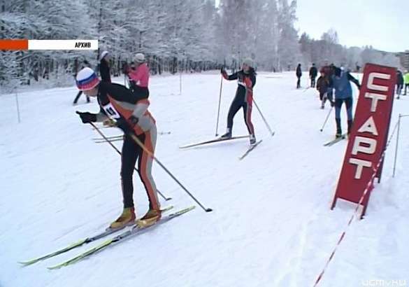 Лыжные гонки в Медведевском лесу 