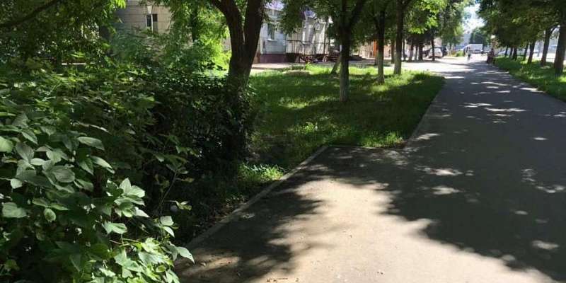 После ремонта на улице Комсомольской не осталось скамеек