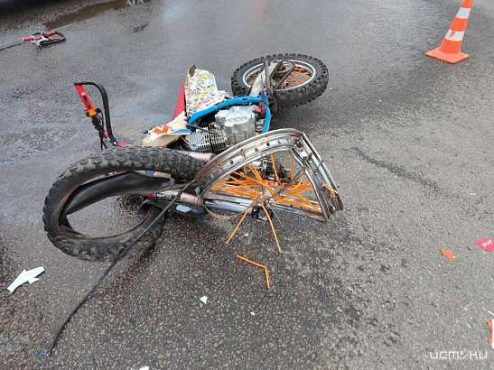 Во Мценске автомобиль сбил велосипедиста