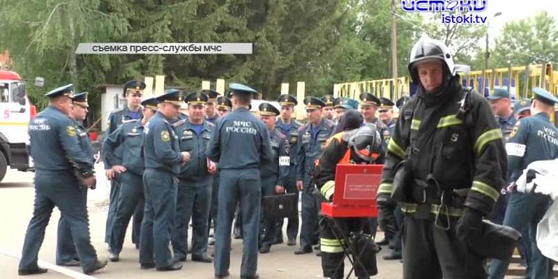 Сотрудники МЧС провели учения на производственно-складском объекте ООО «РИНГ-АГРО».