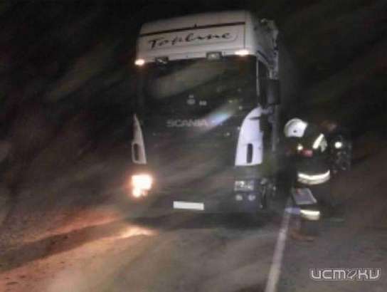 В Покровском районе столкнулись Скания и Дэу "Матиз"