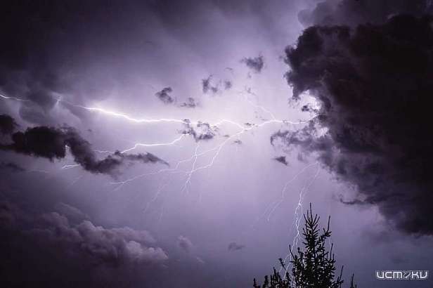 Орловчан предупреждают о грозах с порывами ветра до 20 м/с