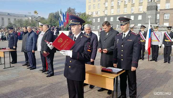 На верность Родине присягнули 164 курсанта Орловского юридического института МВД России им. В. В. Лукьянова