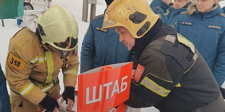 В Орле прошли первые в этом году пожарно-тактические учения