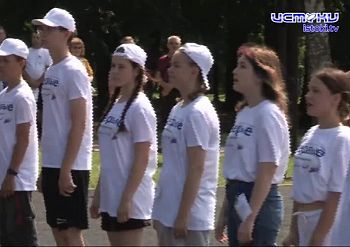 "Зарядка со стражем порядка"! "Зарядка со стражем порядка"!