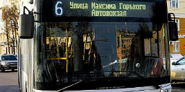 Троллейбус с автономным ходом, который временно приехал в Орле, сменил маршрут