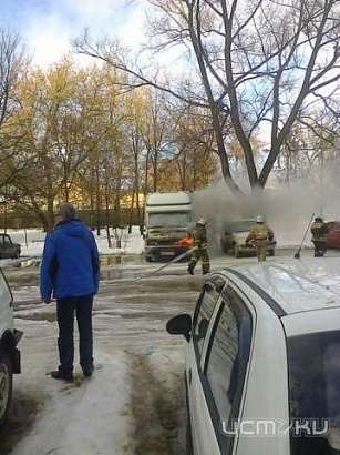 В Орле сгорел автомобиль