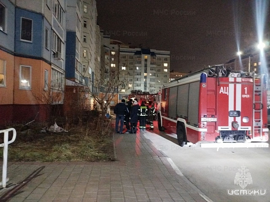 Вчера в Орле загорелась квартира 