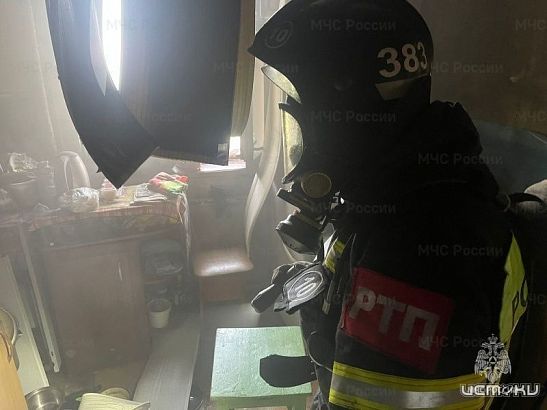 Орловские пожарные рассказали о чудесном спасении собаки из огня