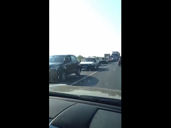 Столкновение двух автомобилей на Карачевском шоссе