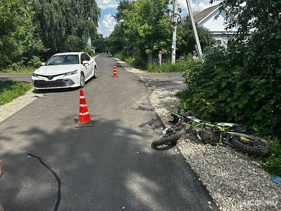 В Орле 16-летний мотоциклист угодил в ДТП