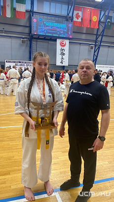 Орловская спортсменка Полина Савельева вошла в число призеров на международных соревнованиях по кокусинкай каратэ