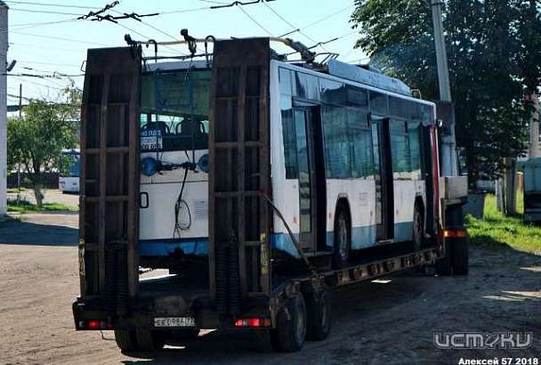 Парк орловского ТТП пополняется еще более старыми троллейбусами