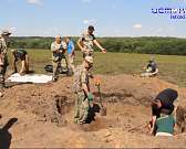 Члены поискового отряда регионального УФССП России «Память» подняли останки 76 солдат и офицеров Красной Армии,