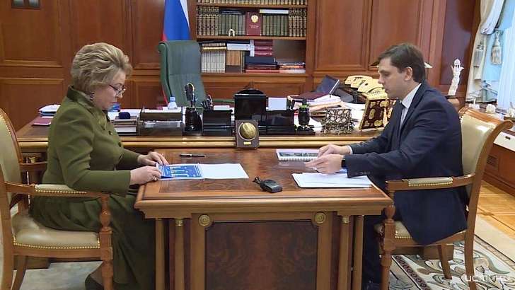 Андрей Клычков обсудил судьбу орловского «Титаника» с Валентиной Матвиенко
