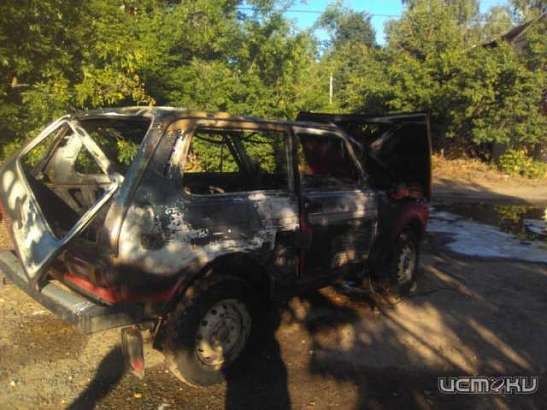 В Орле «Нива» попала под удар огненной стихии