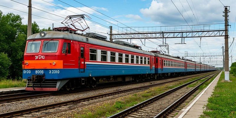РЖД пассажироперевозки "Поезд Победы" прибыл на обновлённую станцию Русский Брод в Орловской области