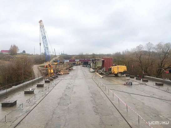 Строительство моста в д. Тайное находится в активной фазе