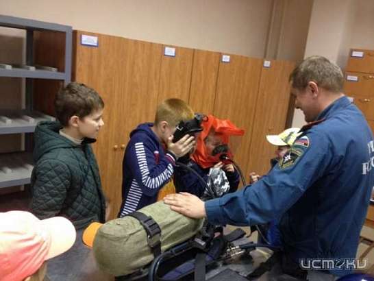 День открытых дверей! Пожарно-спасательная часть №1 Советского района Орла принимала у себя гостей