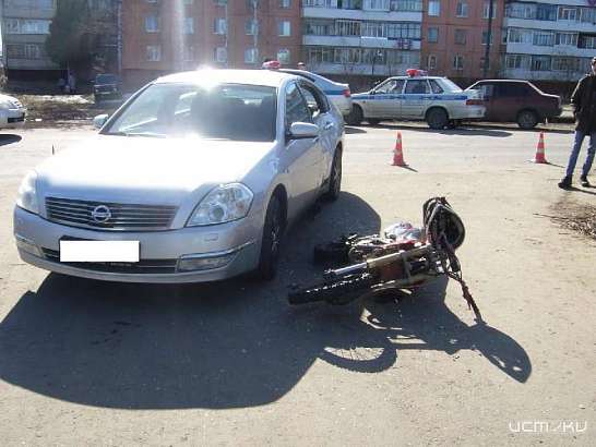 Мотосезон открыт: на Орловщине обгон автомобиля двухколесным закончился ДТП