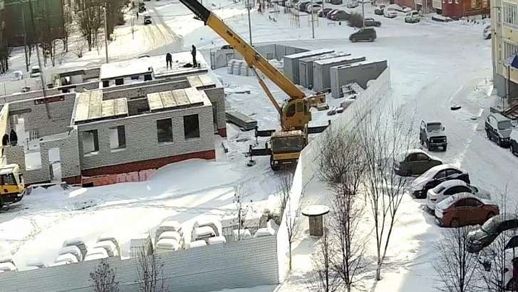 Строительная готовность детсада на улице Планерной — 17%