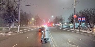 дтп В Орле трезвый водитель сбил велосипедиста