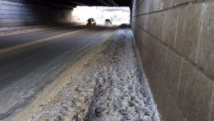Орловчане жалуются на нерасчищенный тротуар, а глава региона призывает насладиться зимними прелестями
