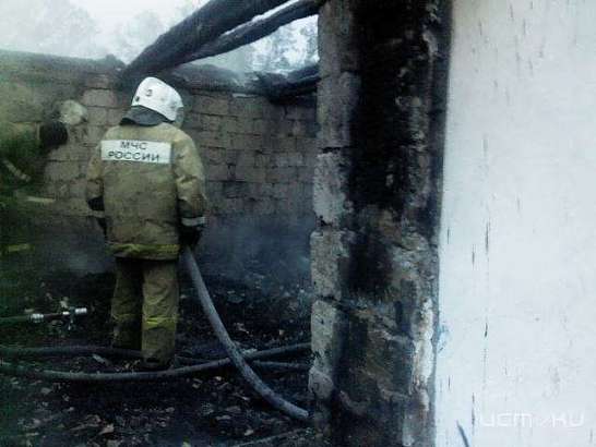 Под Орлом при пожаре погиб мужчина