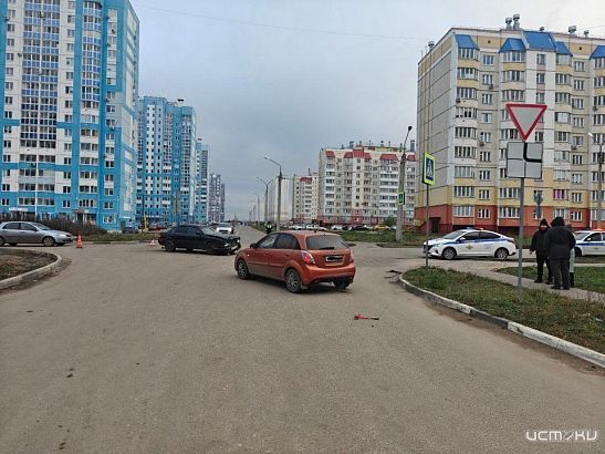 В Орле молодой водитель «Ауди» не уступил дорогу и устроил ДТП